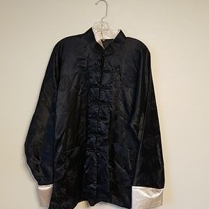 Men's Tang Suit Shirt Black